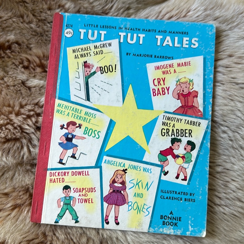 Vintage 1960s Tut Tut Tales Book: Little Lessons in Health Habits and Manners